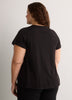 Slight Swing Top with Embroidered Yoke