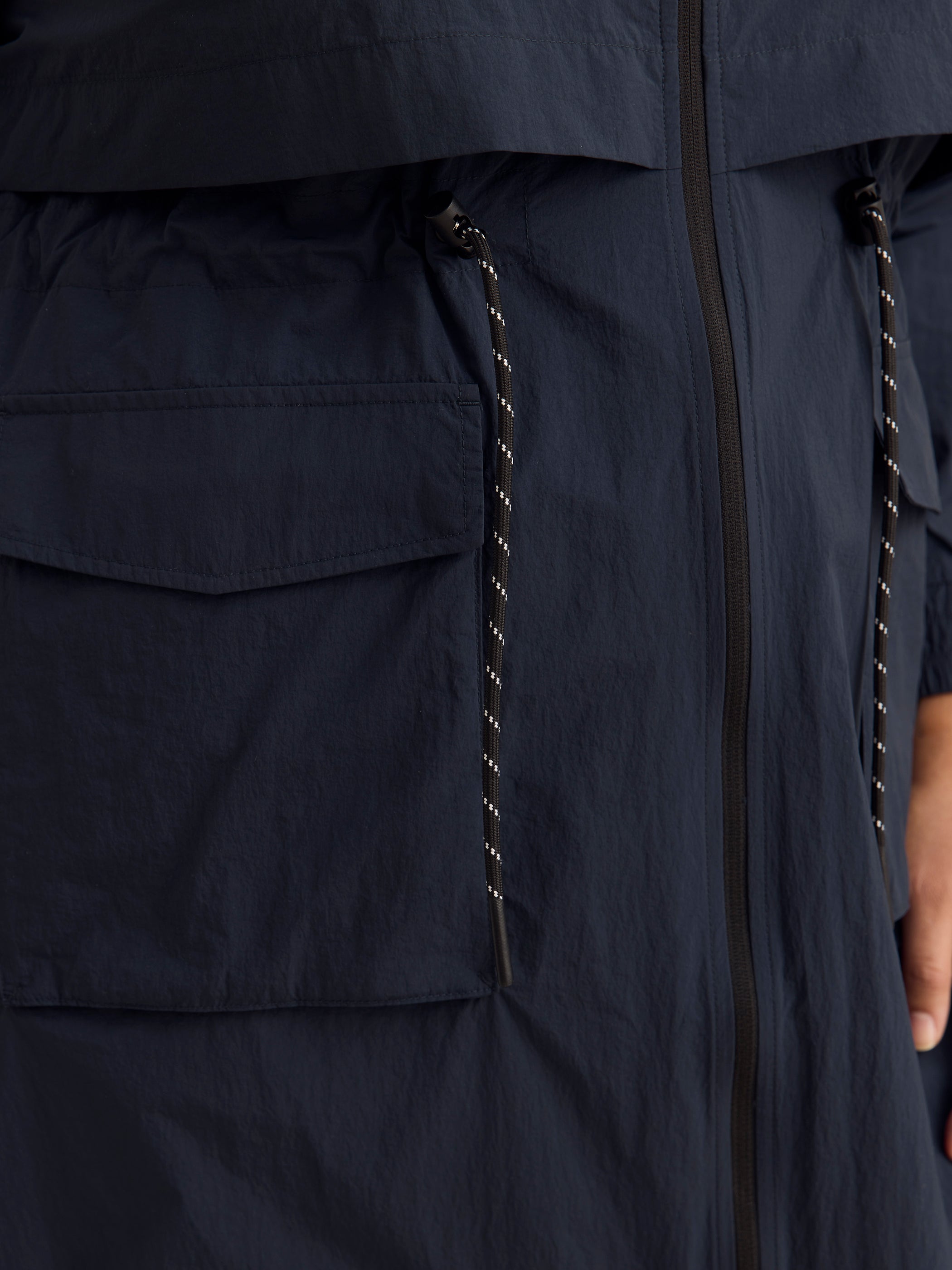 Manteau coupe-vent imperméable long - ActiveZone