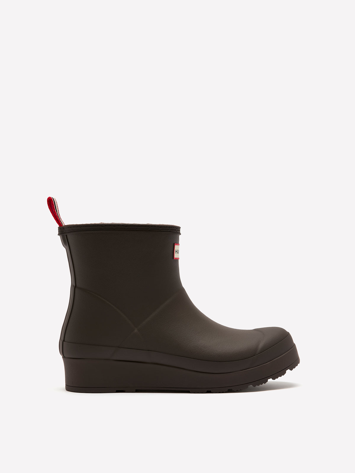 Regular Width, Play Short Rubber Boot with Faux-Fur Lining - Hunter