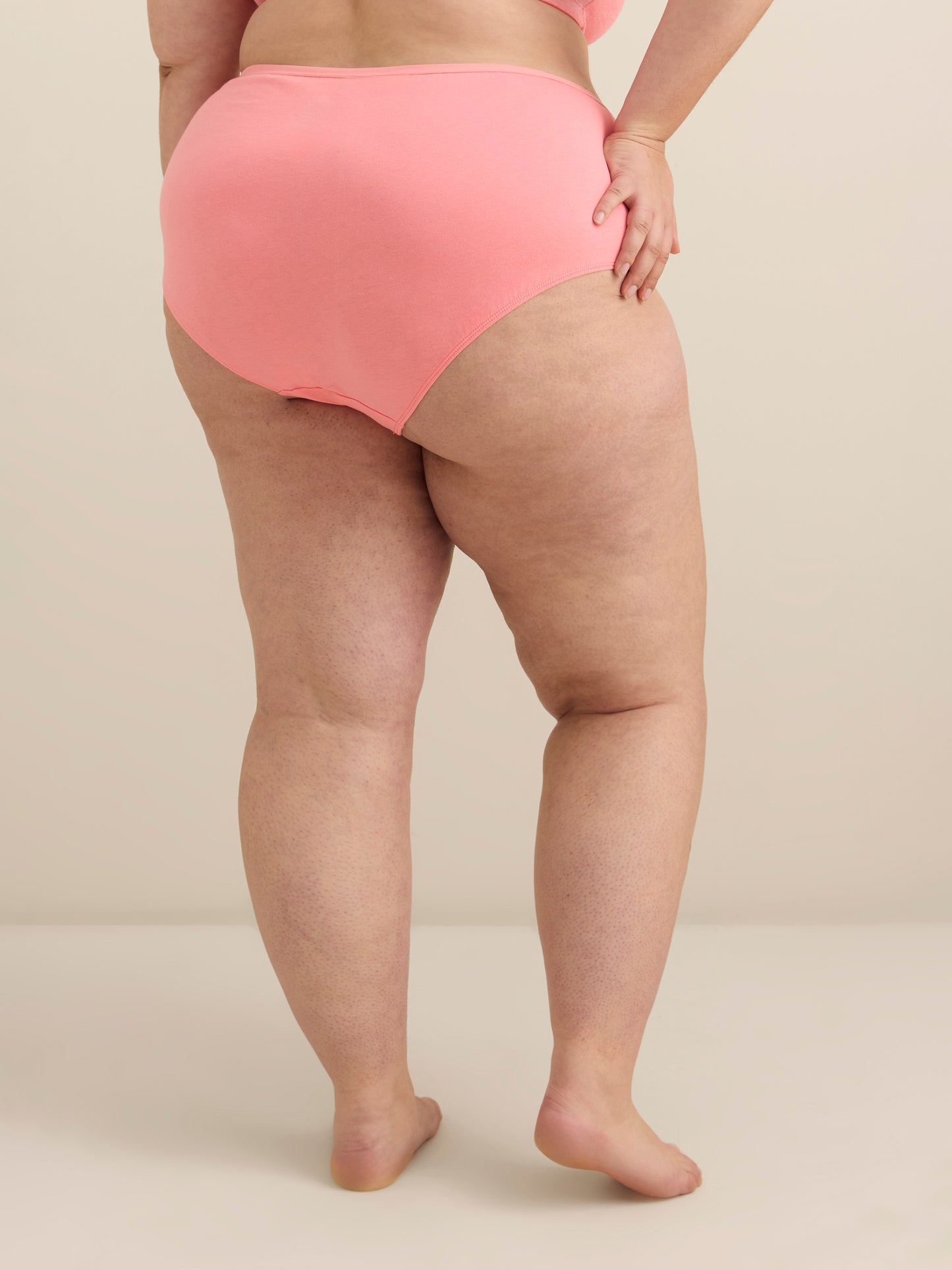 Pink Cotton Full Brief with Strawberry Placement Print - ti Voglio