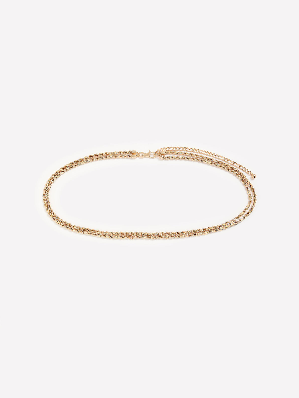 Double-Layer Golden Chain Belt