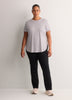 Go Dri Swift Striped Tunic Tee - Skechers