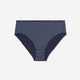Navy Blue High-Cut Cotton Brief with Stripes - tiVOGLIO