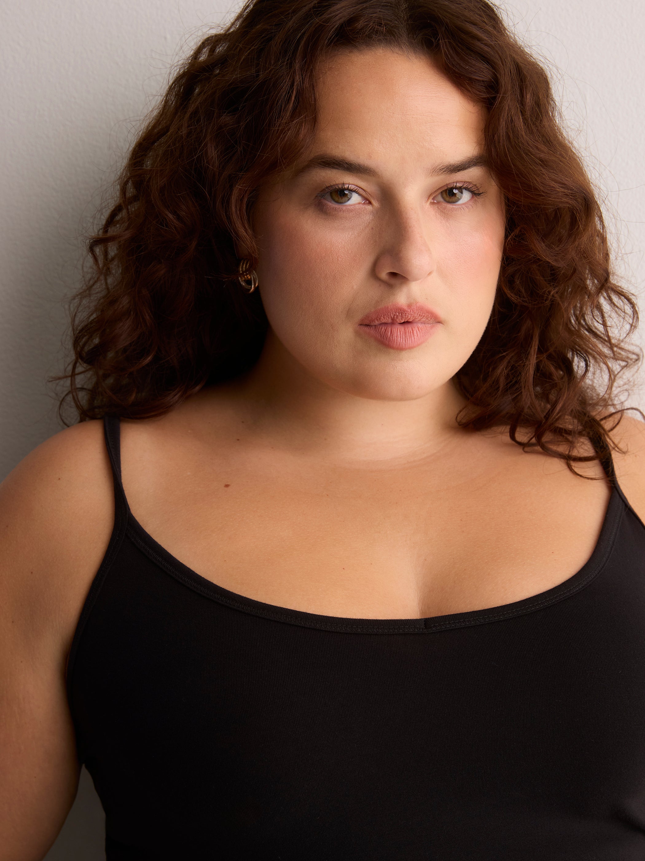 Solid Fitted Cami With Adjustable Straps - PENN. Essentials