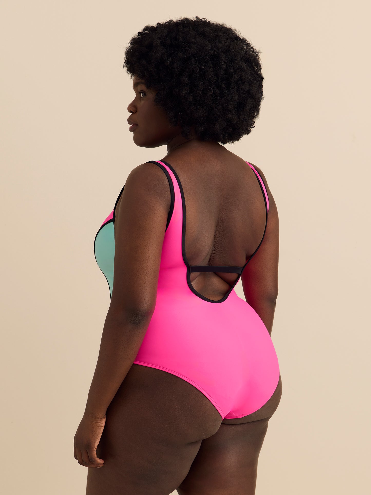 Neon Zippered-Front One-Piece Swimsuit - Body Glove