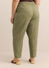 Linen Blend Tapered-Leg Pant