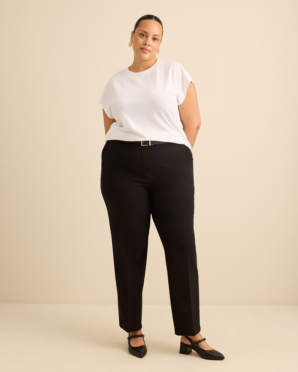 Curvy Straight-Leg Savvy II Pant