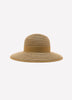 Straw Hat with Bow at Back