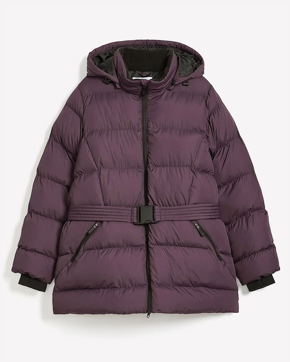 Responsible, Purple Belted Snow Jacket - Active Zone