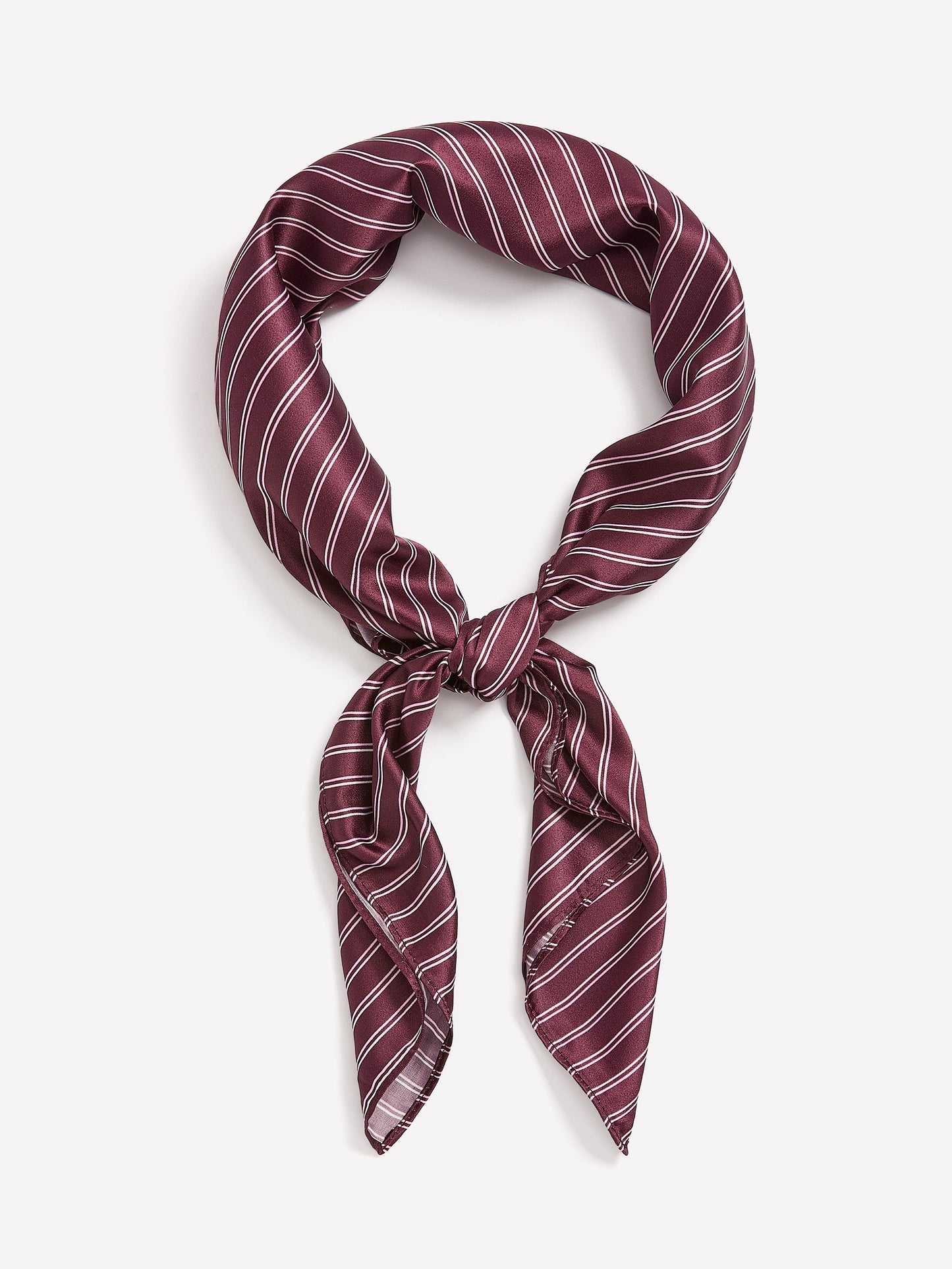 Silk-Like Neck Scarf with Print