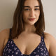 Wireless Breathable T-Shirt Bra, Rose Print - ti Voglio