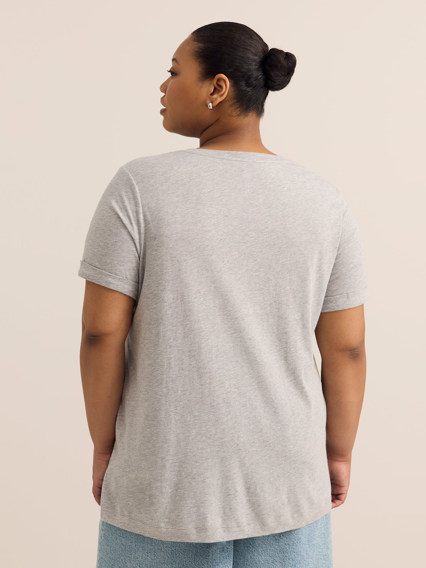 Responsible, Boyfriend-Fit Tee with Slits