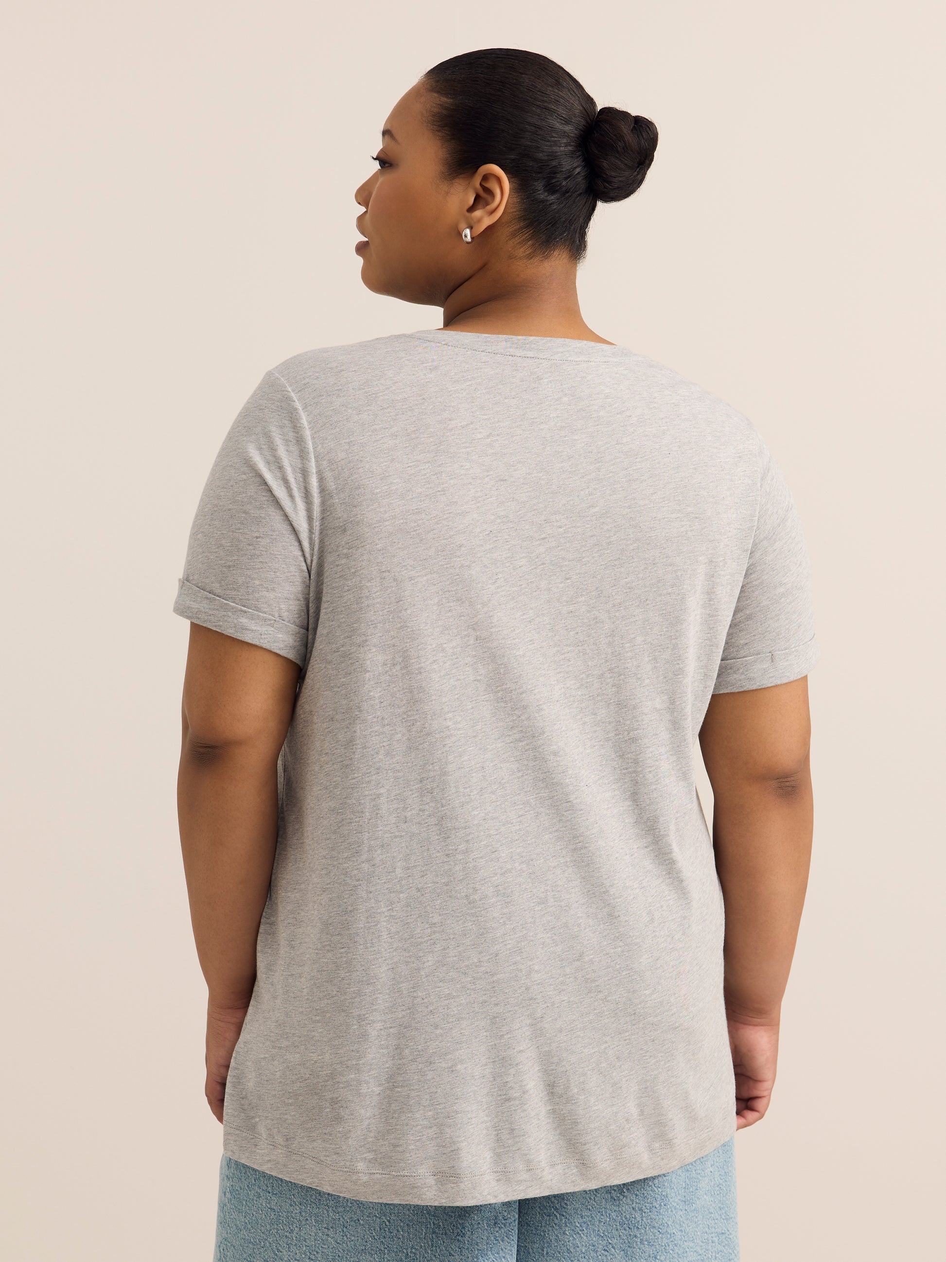 Responsible, Boyfriend-Fit Tee with Slits