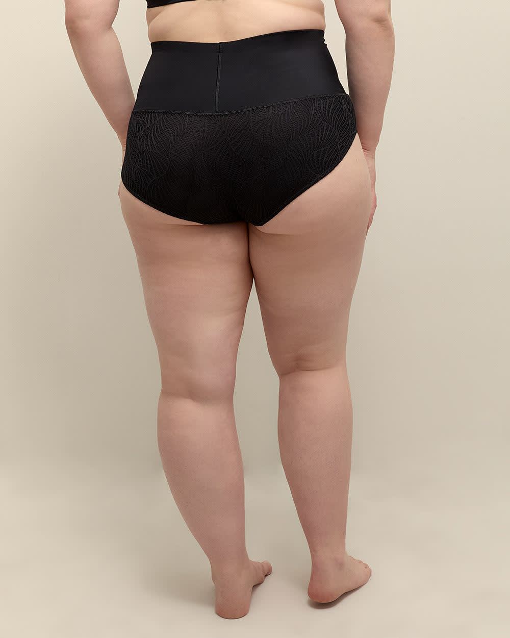 High-Cut High-Waisted Brief with Silhouette Control - ti Voglio
