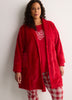 Belted Waffle Plush Robe - tiVOGLIO