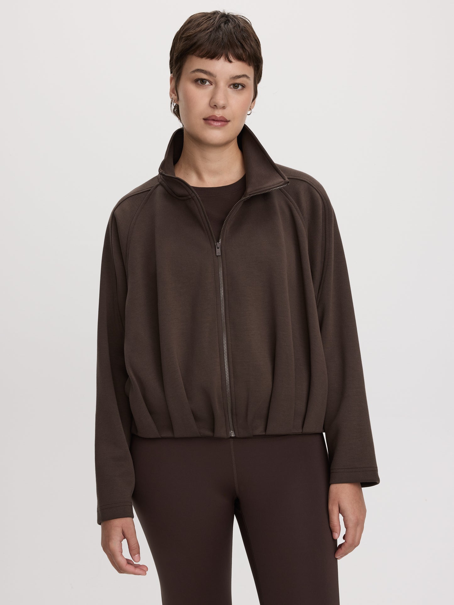 Short Bubble Hem Jacket - HYLUX Hyba