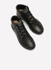 Wide Width, Caroline Fiana Black Leather Lace-Up Bootie - Clarks