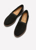 Wide Width, Sharon Dolly Black Suede Wedge Loafer - Clarks