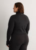 Black Mock-Neck Perfect Storm Cropped Training Jacket - Fabletics