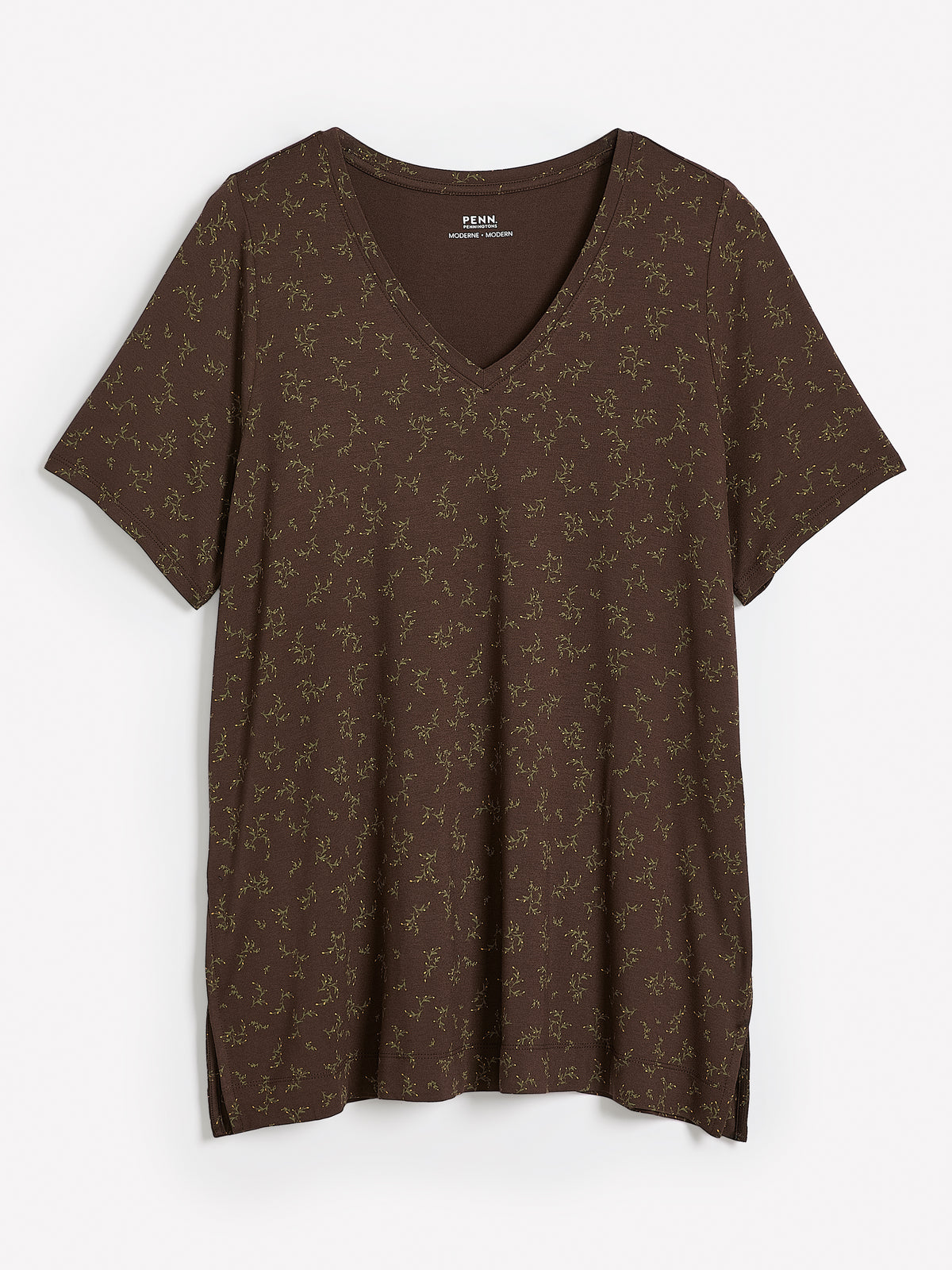 Responsible, Modern-Fit V-Neck Short-Sleeve Tunic Top
