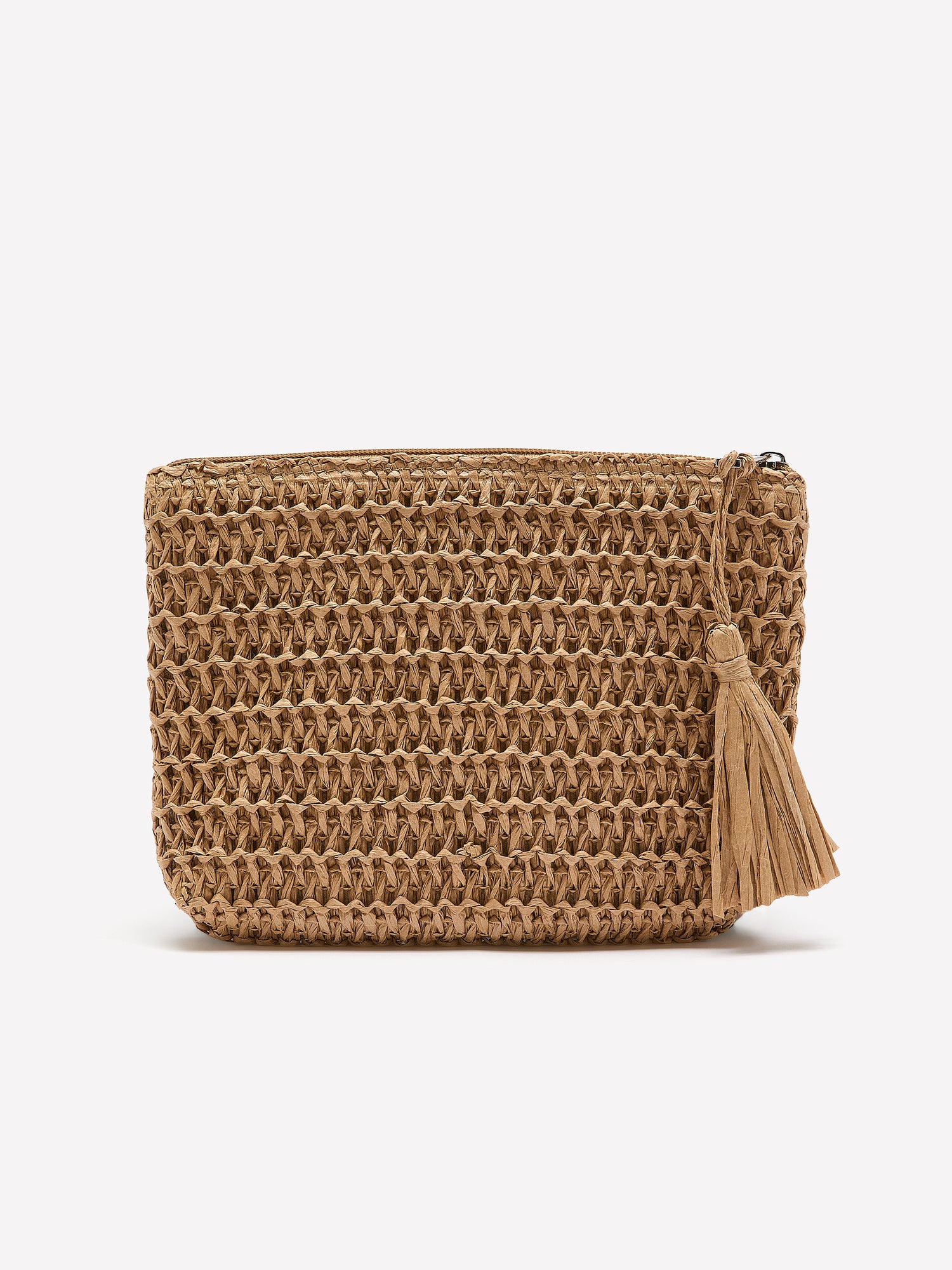 Paper Straw Clutch Bag