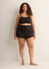 Black Stretch Basic Swim Short