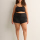 Black Stretch Basic Swim Short
