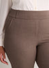 Grey Slim-Leg Savvy Twill Pants