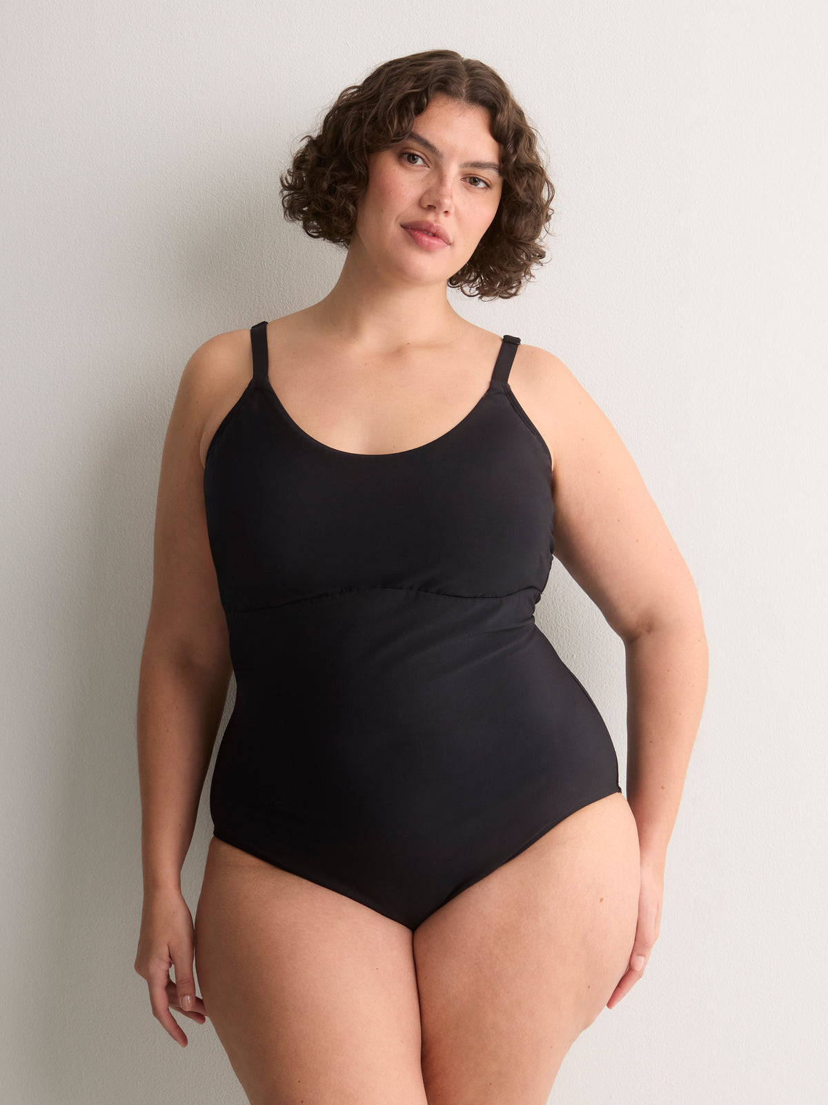 Black One-Piece Swimsuit - Active Zone