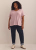 Boyfriend-Fit V-Neck T-Shirt - PENN. Essentials