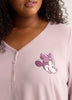 Minne Mouse Henley Pyjama Top - Disney