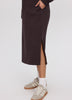 French Terry Hooded Midi Dress - Hyba