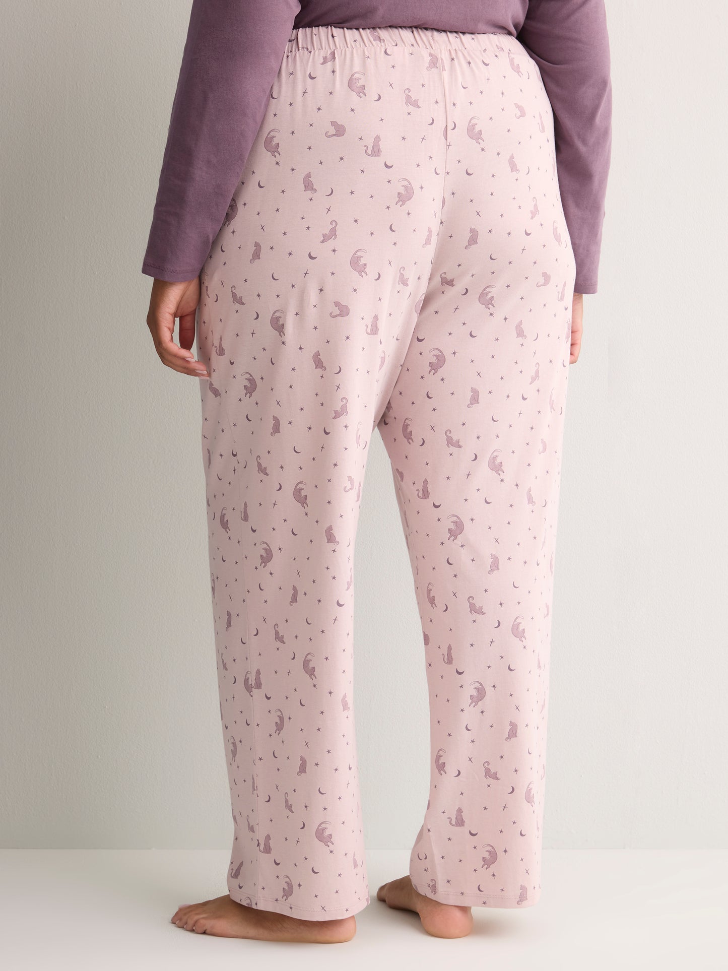 Printed Straight-Leg Cotton Knit Pyjama Pant - tVOGLIO