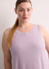 Sleeveless Long Rib Knit Sleepshirt - ti Voglio