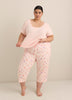 Printed Straight-Leg Pyjama Capri Pant - ti Voglio