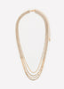 Short Multi-Layer Golden Necklace