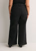 Classic-Fit High-Rise Wide-Leg Black Denim Pant - d/C jeans