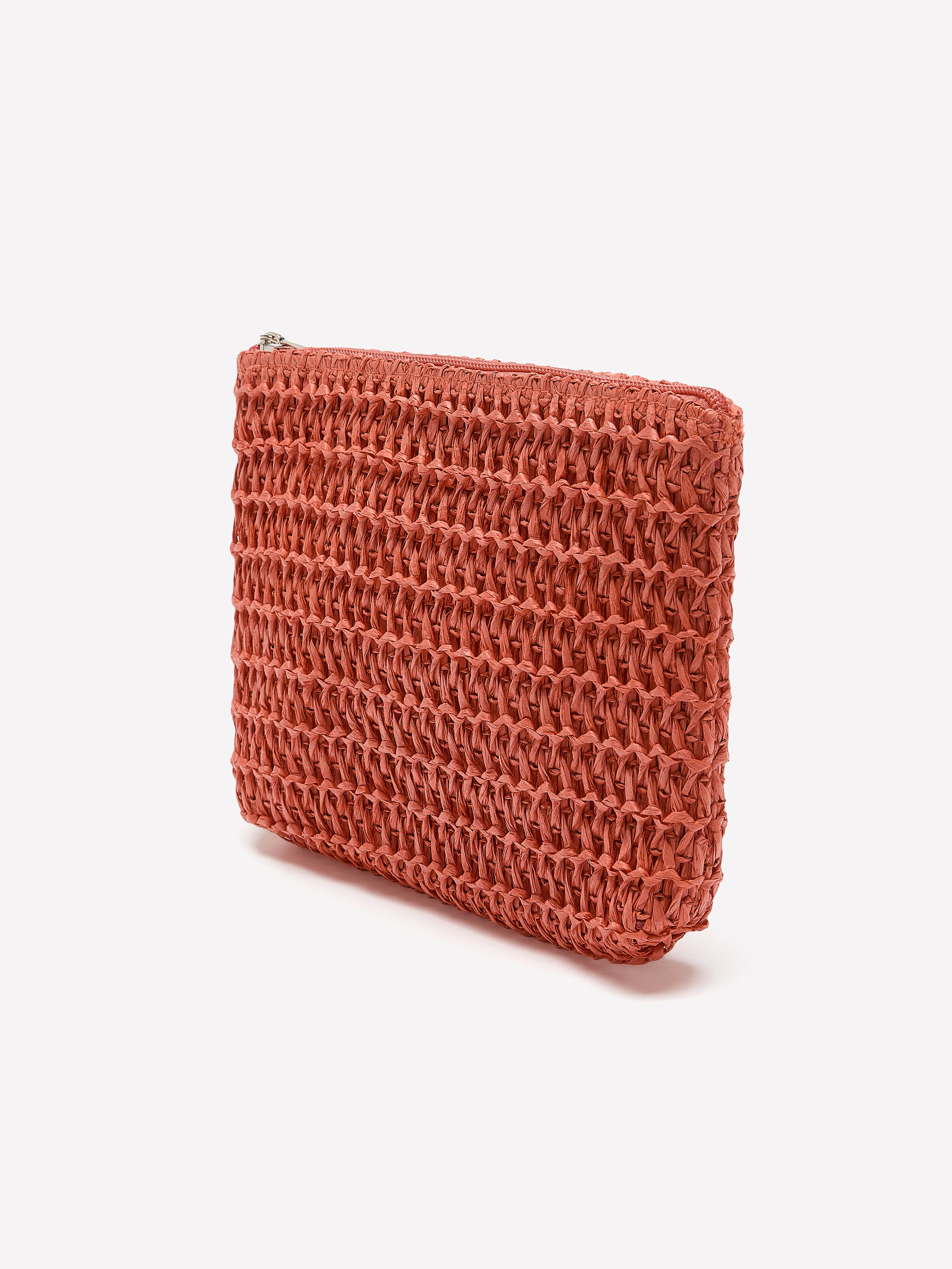 Paper Straw Clutch Bag