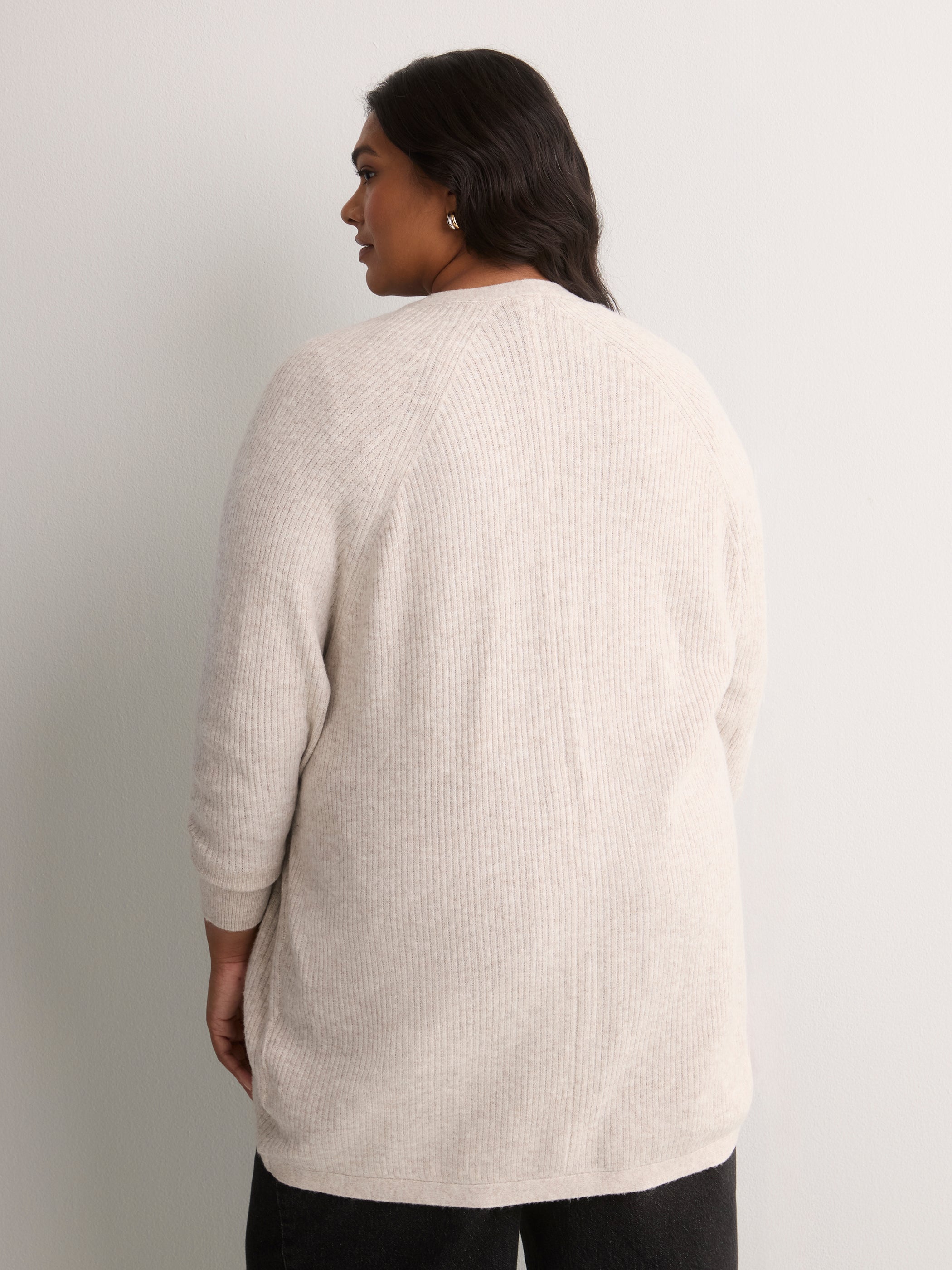 Belted Cocoon Sweater Cardigan