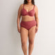 Red No-Show Full Microfibre Brief - tiVOGLIO