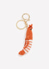 Macrame Shrimp Keychain and Charm