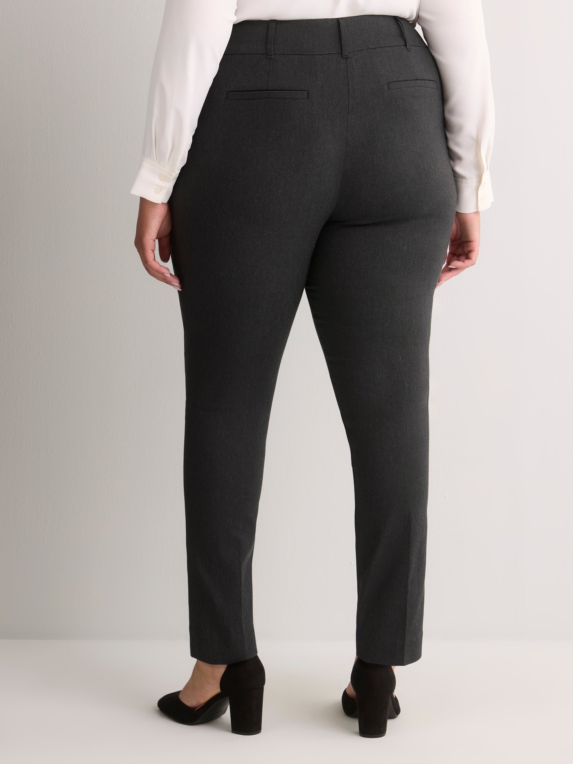 Responsible, Grey Skinny-Leg Savvy Pants