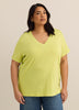 Responsible, Boyfriend-Fit Tee with Slits