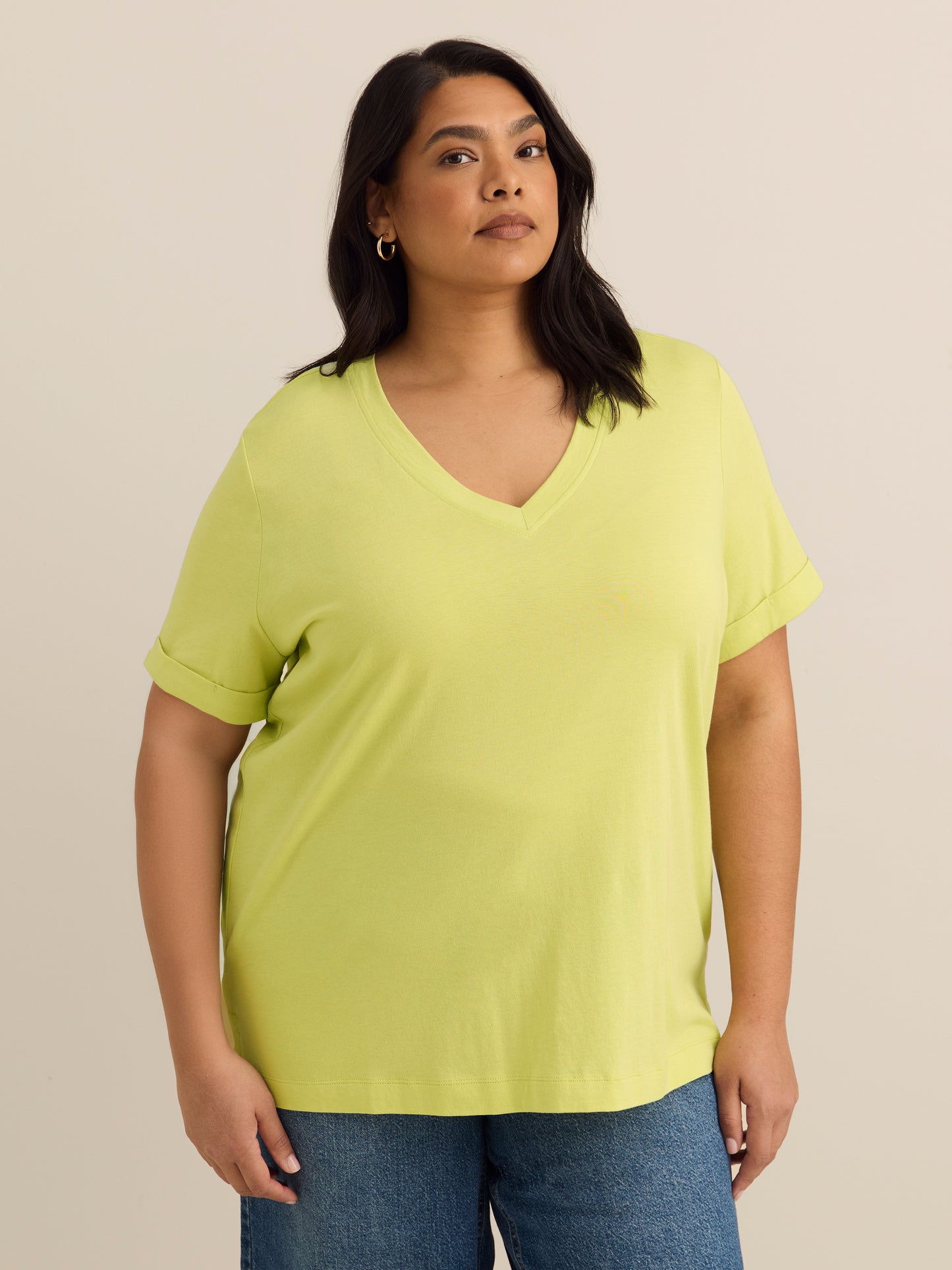 Responsible, Boyfriend-Fit Tee with Slits