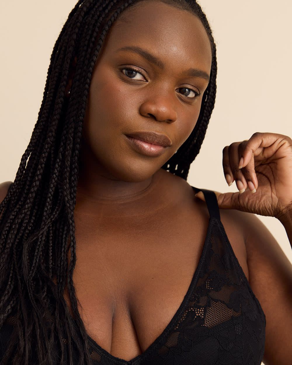 Soutien-gorge balconnet en dentelle, avec armatures - Déesse Collection