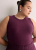 Ribbed Knit Fitted Tank Top