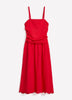 Strapless Eyelet Midi Dress - Addition Elle