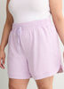 French Terry Tulip-Hem Bermuda Short - Active Zone