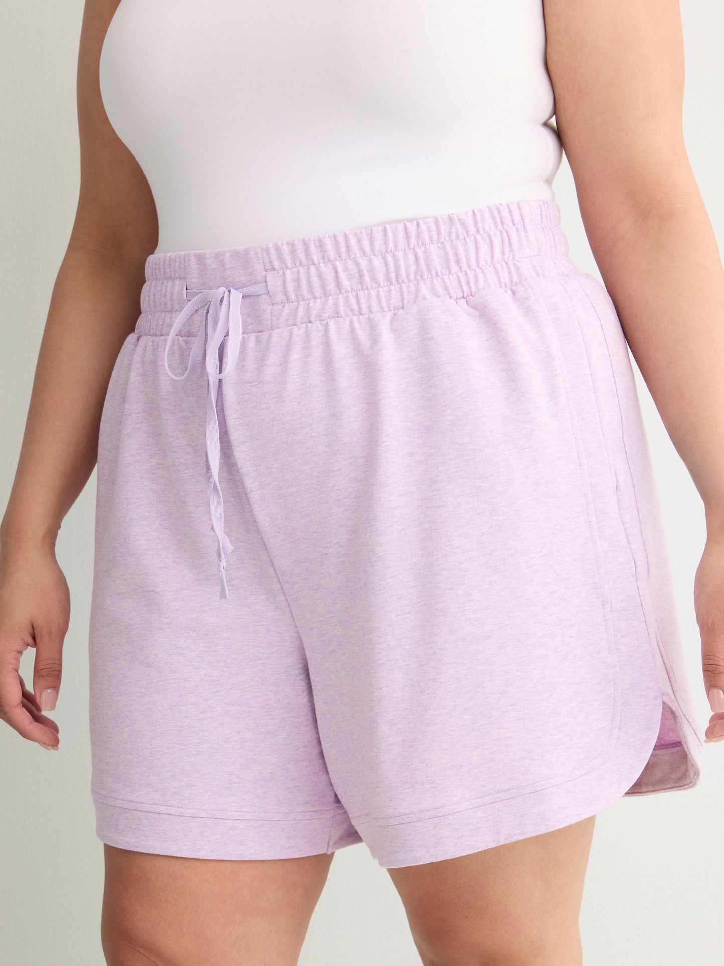 French Terry Tulip-Hem Bermuda Short - Active Zone