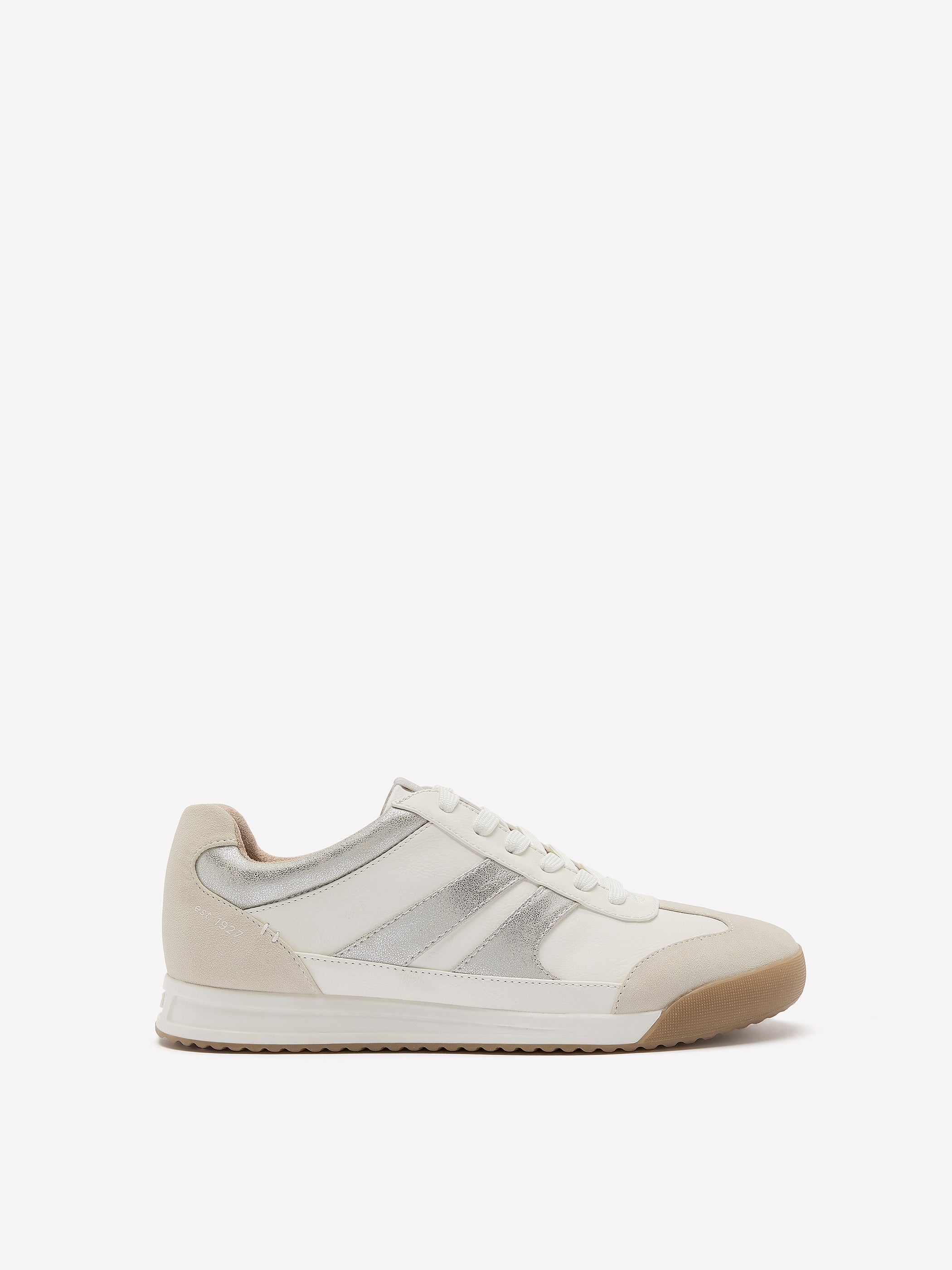 Chaussure sport blanche lacée Garnet, pied large - Naturalizer